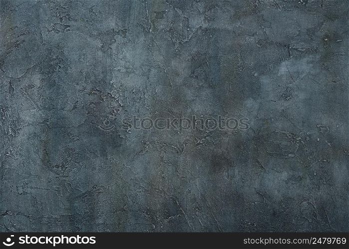 Grunge art decorative design gray texture blue dark stucco concrete background