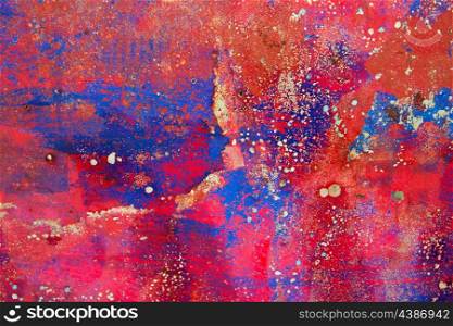 Grunge background in red and rusty colorful texture