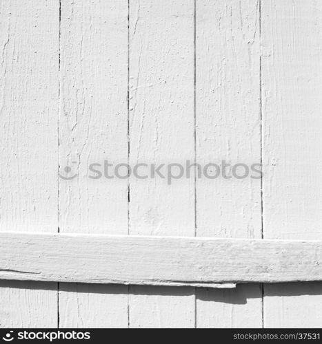 Grunge background of weathered painted wooden plank. Vintage background