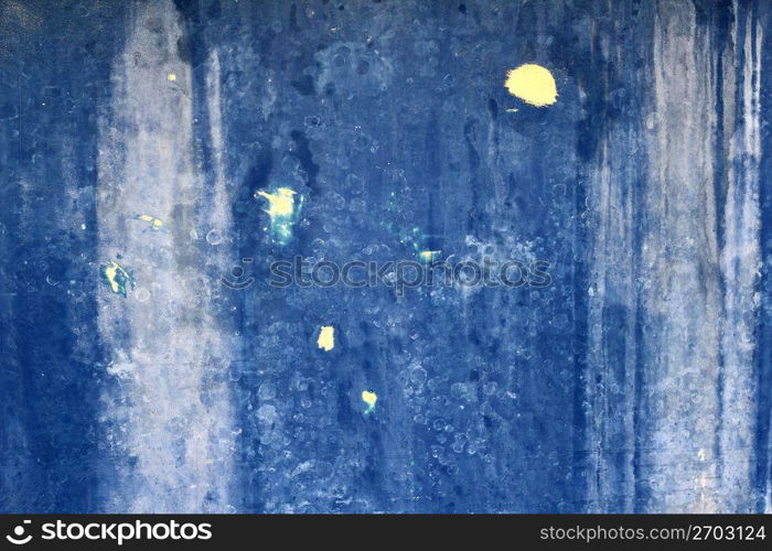grunge blue aged painted wall texture vintage background