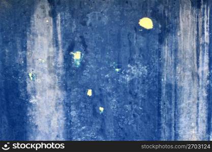 grunge blue aged painted wall texture vintage background