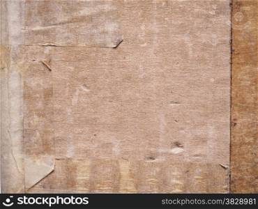 Grunge brown corrugated cardboard useful as a background