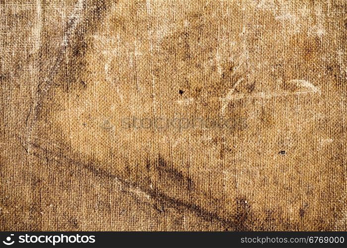 Grunge cloth texture, old book cover. Can be used as a background