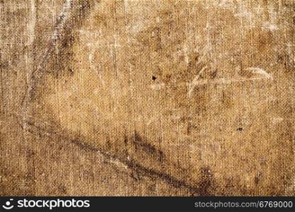 Grunge cloth texture, old book cover. Can be used as a background