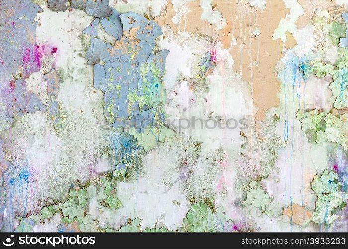 Grunge Colored Old Concrete Texture Wall. The Grunge Colored Old Concrete Texture Wall
