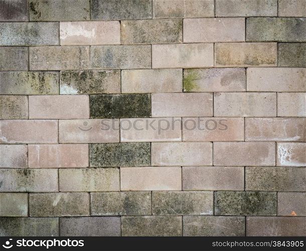 Grunge concrete brick block wall background