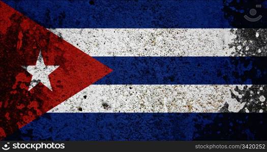 Grunge Cuba Flag. Flag Series - see more in my portfolio.