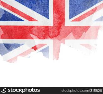 grunge flag of England