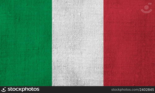 Grunge Flag of Italy background