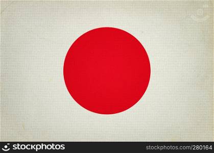 Grunge Flag of Japan