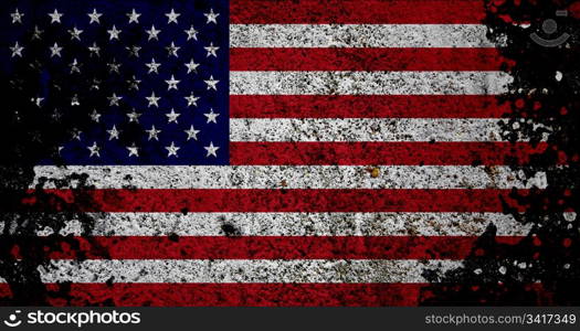 Grunge Flag Of USA. Flag Collection - see more in my portfolio.