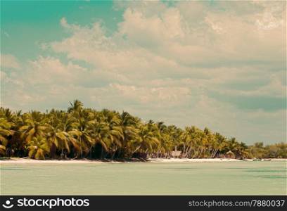 grunge image of tropical beach&#xA;&#xA;