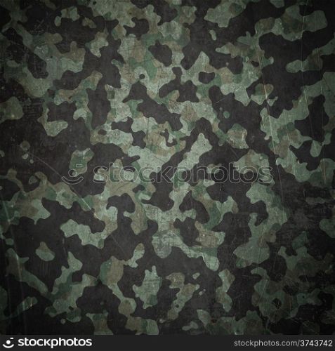 "Grunge military camouflage "woodland" background"