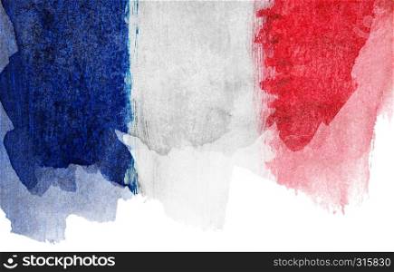 Grunge of France flag