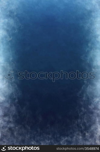 Grunge Old Blue Smoke Portrait Background