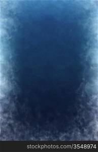 Grunge Old Blue Smoke Portrait Background