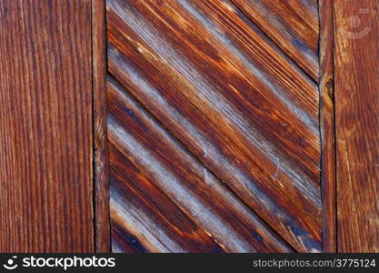 grunge old wooden texture on the doors for background.