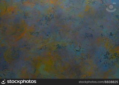 Grunge painted background metal oxide style