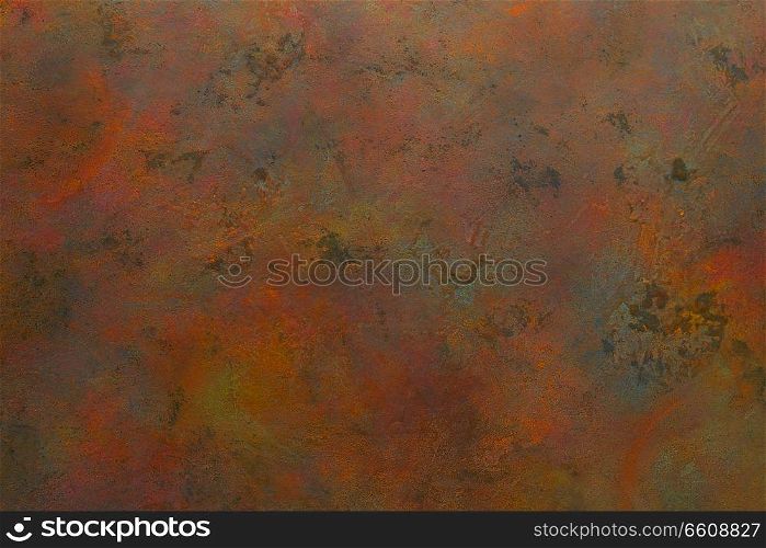 Grunge painted background metal oxide style