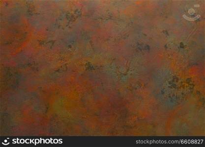 Grunge painted background metal oxide style