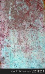 grunge red green aged paited paint wall texture background
