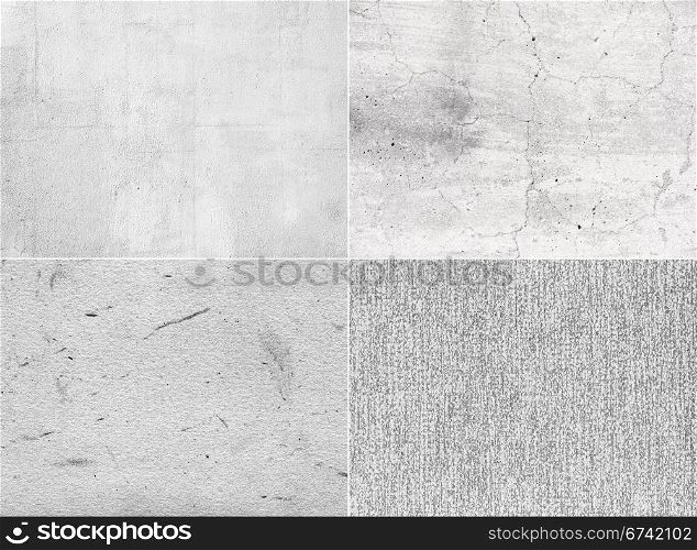 Grunge set background from high detailed fragment stone wall