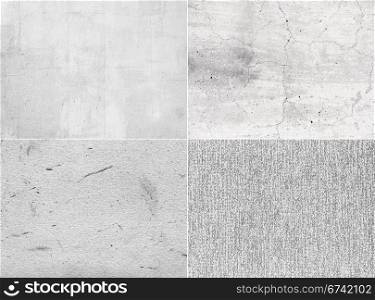 Grunge set background from high detailed fragment stone wall