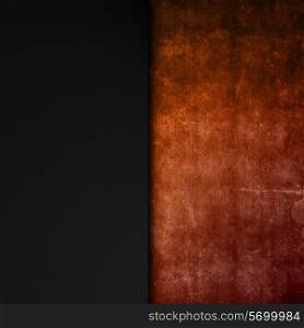 Grunge style background with carbon fibre texture