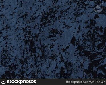 Grunge texture background. Abstract dark blue old rough retro design.