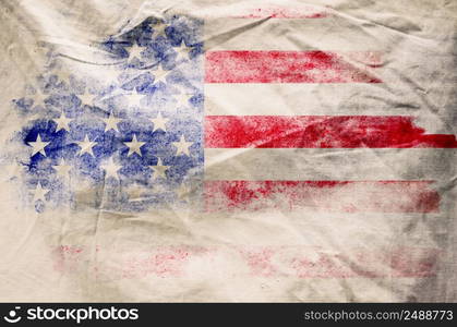 Grunge USA Flag