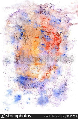 Grunge vibrant multicolor painted texture as background.