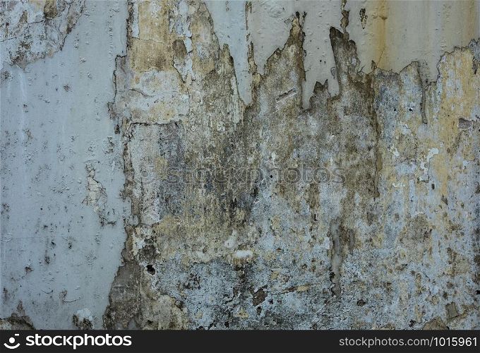 Grunge wall of the old house with sunlight, textured background