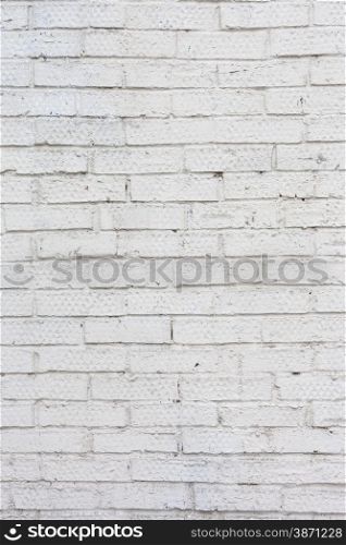 Grunge white background brick old texture wall. White Brick Wall