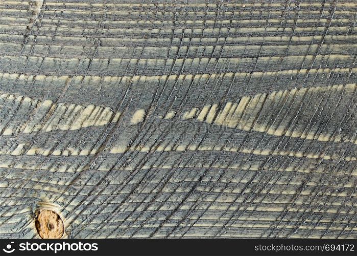 Grunge wood table background. Sunface wooden plank black texture background, table vintage retro style.