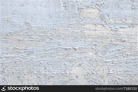 Grunge wooden texture, background with peeling old paint