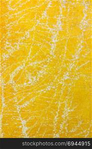 Grunge yellow wall background