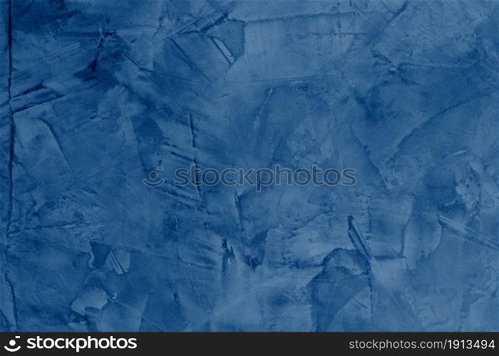 Grungy blue concrete wall background