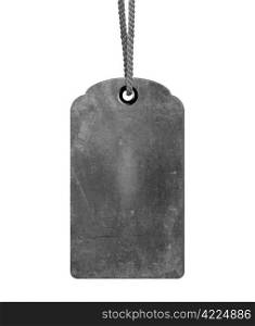 grungy gray price tag background, sale or old price conceptual image.