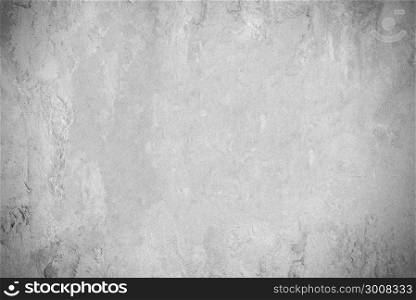 Grungy white concrete wall background. Background from high detailed fragment stone wall. Cement texture. Abstract grey concrete wall background.