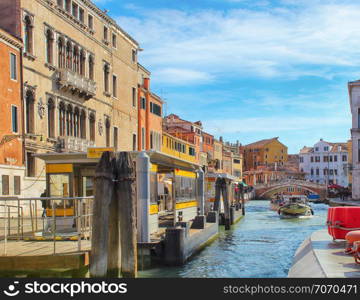 Guglie Bridge And Cannaregio Canal In Venice