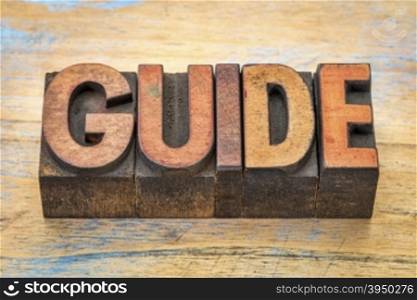 guide word abstract - text in vintage letterpress wood type printing blocks