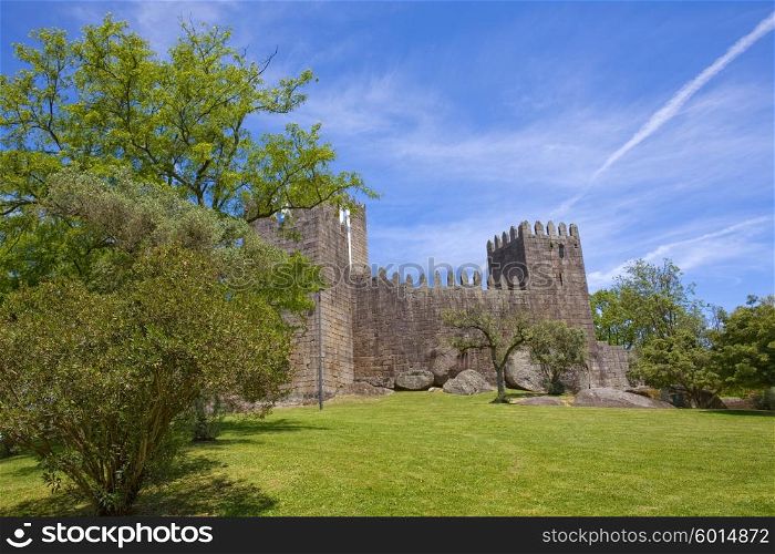 Guimaraes castle detail, in the north of Portugal.