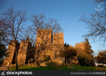 Guimaraes Castle, home of the first Portuguese King, Afonso Henriques, this is the place where Portugal was born. Guimaraes is in the north of the country.