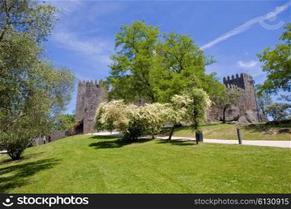 Guimaraes castle, in the north of Portugal.
