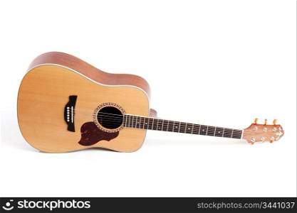 guitar isolated on white background