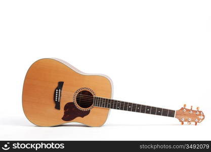 guitar isolated on white background