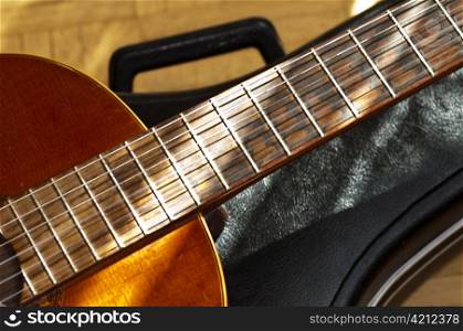 guitar with case
