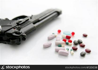 gun or pills two options to suicide
