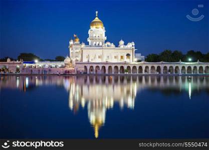 Gurdwara Bangla Sahib is the most prominent Sikh gurdwara