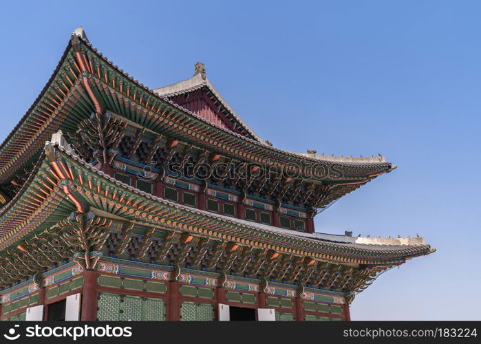 Gyeongbokgung Palace in Seoul South Korea